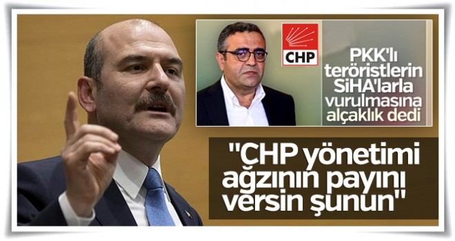 Süleyman Soylu, Sezgin Tanrıkulu için CHP'ye çağrı yaptı