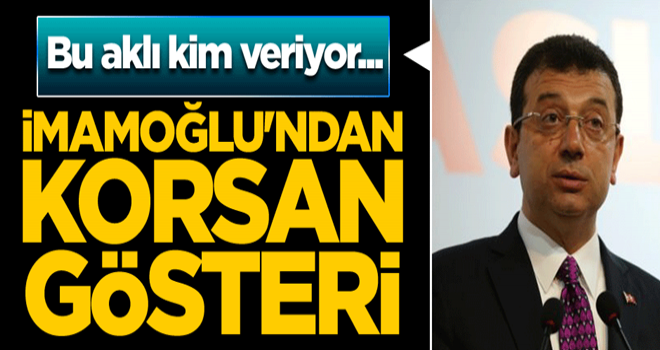 Bu aklÄ± kim veriyor... Ä°mamoÄlu'ndan korsan gÃ¶steri