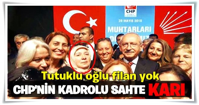 O kadın CHP’nin kadrolu elemanı