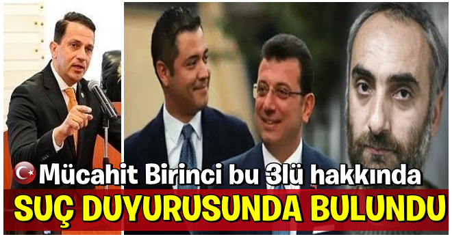 Ekrem , Murat ve İsmail hakkında suç duyurusu...