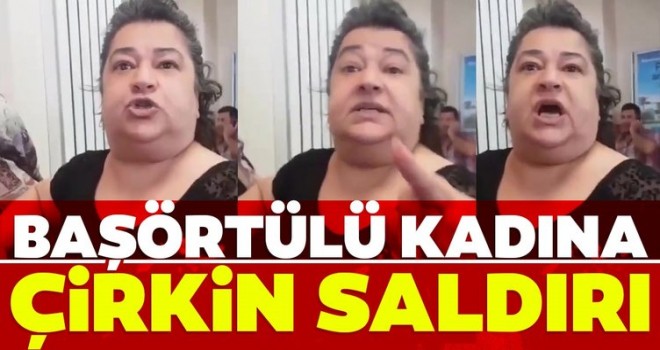 Devlet dairesinde baÅÃ¶rtÃ¼lÃ¼ kadÄ±na skandal sÃ¶zler