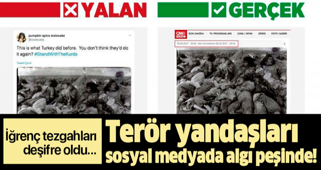 Teröre yakın hesaplardan iğrenç tezgah