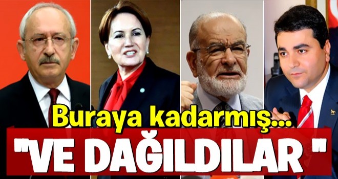 Ä°yi Parti aÃ§Ä±kladÄ±: Millet Ä°ttifakÄ± sona erdi