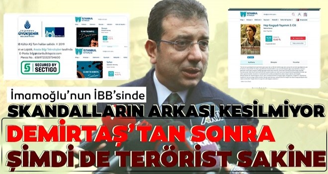 CHP'li İBB'den skandal! Terörist Sakine Cansız'ın kitabını satmaya başladılar!