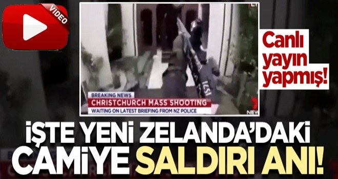 Yeni Zelanda'daki camiye saldÄ±rÄ± anÄ±