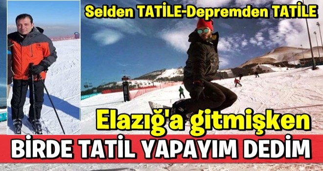 İ.oğlu, Erzurum'a tatile gitti