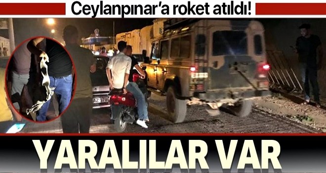 Son dakika: CeylanpÄ±nar'a roket atÄ±ldÄ±: 4 yaralÄ±