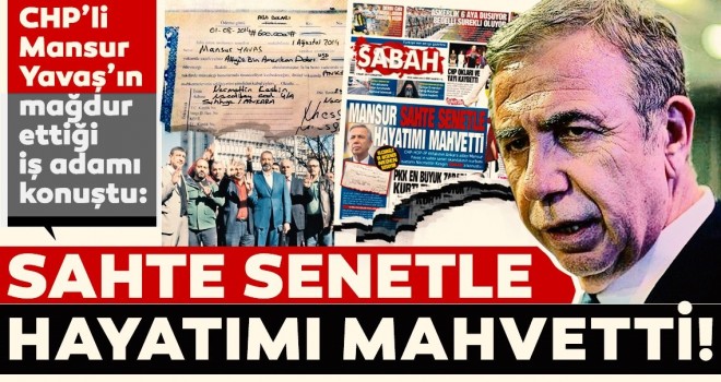 Necmettin Kesgin: Mansur sahte senetle hayatÄ±mÄ± mahvetti