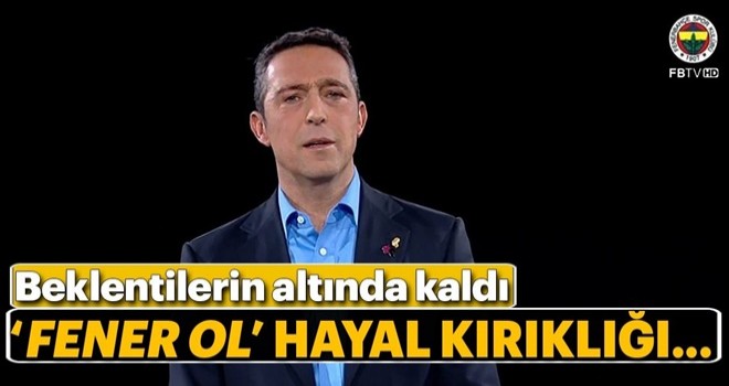 "'Fener Ol' kampanyası hayal kırıklığı yarattı"