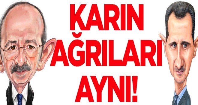 İkisi de aynı kafadan! Kılıçdaroğlu ve Esed'in karın ağrısı aynı...