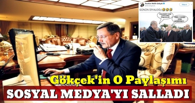 Sosyal medya yıkıldı! Melih Gökçek'ten Erdoğan-Bay kemal paylaşımı