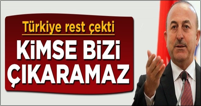 Mevlüt Çavuşoğlu rest çekti: Kimse bizi NATO'dan çıkaramaz