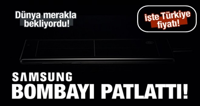 Samsung yeni bombasını tanıttı