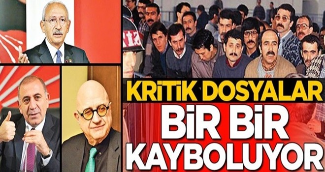 Kritik dosyalar bir bir kayboluyor