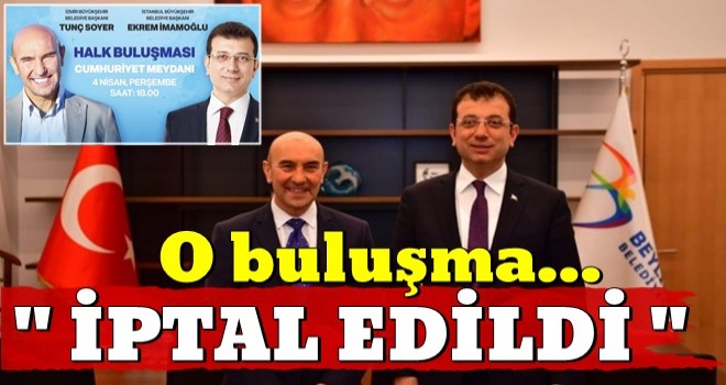 Oyları azalan İmamoğlu kutlamaları iptal etti