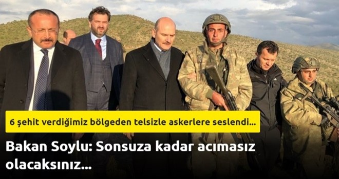 Bakan Soylu: Sonsuza kadar acımasız olacaksınız...