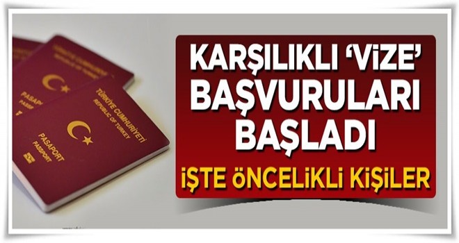 ABD ve Türkiye arasındaki vize başvuruları başladı