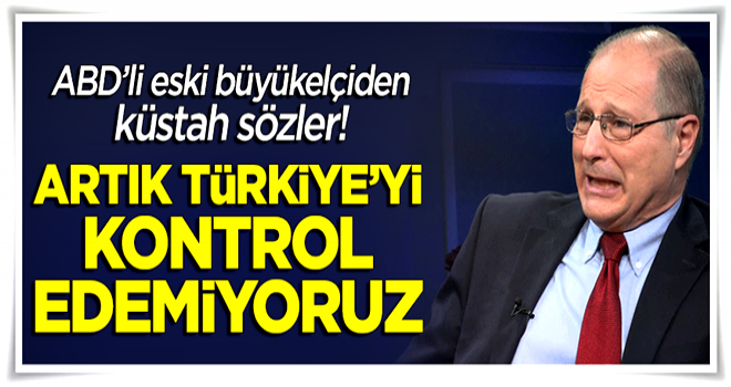 ABD'li eski büyükelçiden küstah sözler: Türkiye kontrolden çıktı