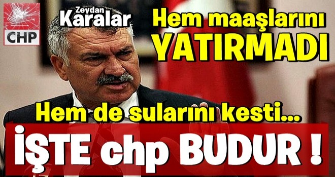 Maaş vermediği işçinin suyunu kesti