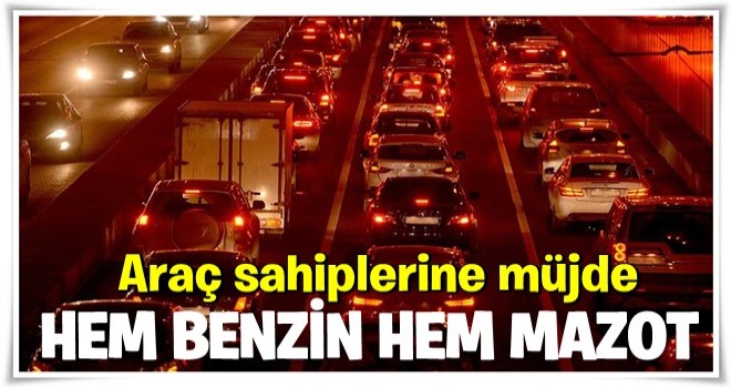 Hem benzin hem de motorine indirim