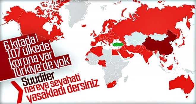 S.Arabistan'dan Türkiye'ye seyahat yasağı