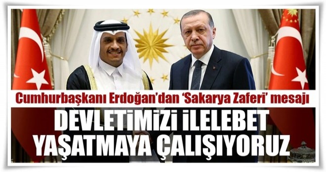 Devletimizi ilelebet yaşatmaya çalışıyoruz