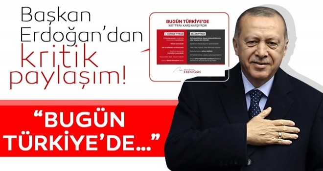 Başkan Erdoğan: Bugün Türkiye'de iki ittifak karşı karşıyadır!