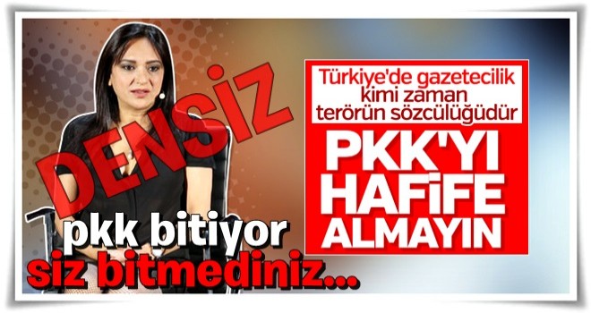 Amberin Zaman terör örgütü PKK'yı övdü