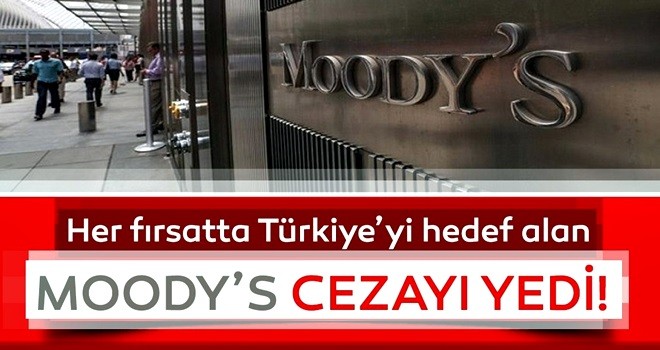 Moody's notları yanlış değerlendirdi, ceza aldı!