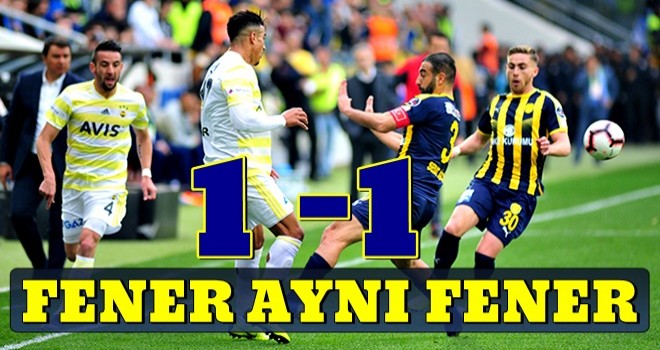 Gergin maçta kazanan çıkmadı