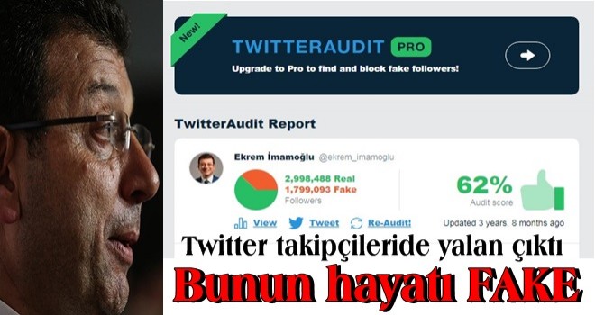 İBB'li malum zatın twitter takipçileri FAKE çıktı