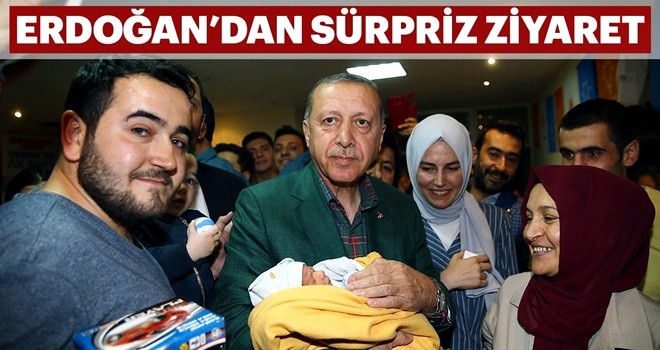 Cumhurbaşkanı Erdoğan’dan sürpriz ziyaret