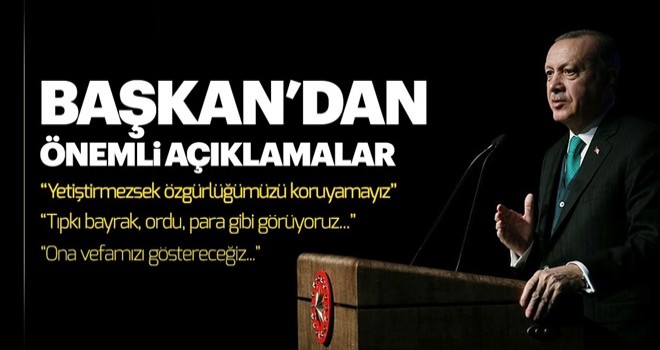 Başkan Erdoğan Ankara'da konuşuyor