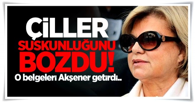 Çiller: BÇG belgelerini Akşener getirdi