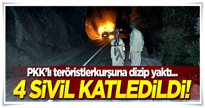 Terör örgütü PKK'dan katliam! Kurşuna dizdiler...