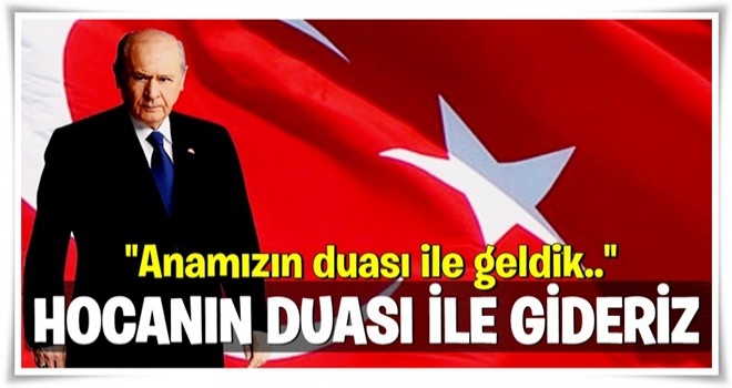 Bahçeli konuşuyor