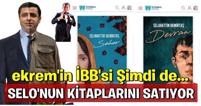 İBB Demirtaş’ın kitaplarını da satmaya başladı!!