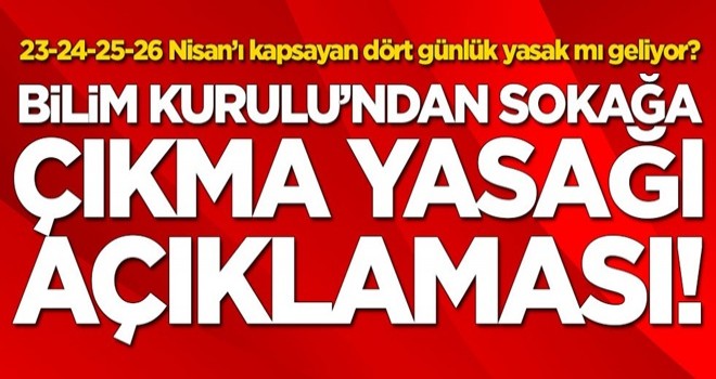 Bilim Kurulu üyesi Tevfik Özlü'den sokağa çıkma yasağı açıklaması