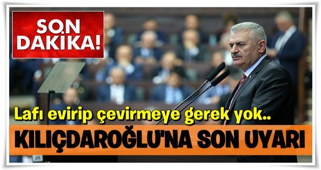 KILIÇDAROĞLU'NU BURADAN UYARIYORUM...