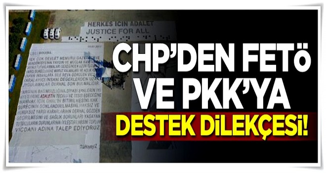 CHP’den FETÖ, DHKP-C ve PKK'dan ihraç edilenler için dev dilekçe