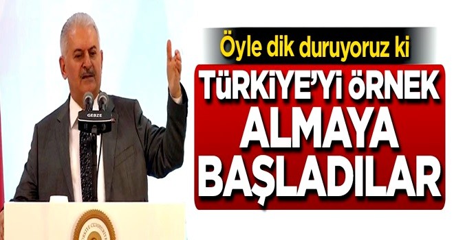 Başbakan Yıldırım konuşuyor