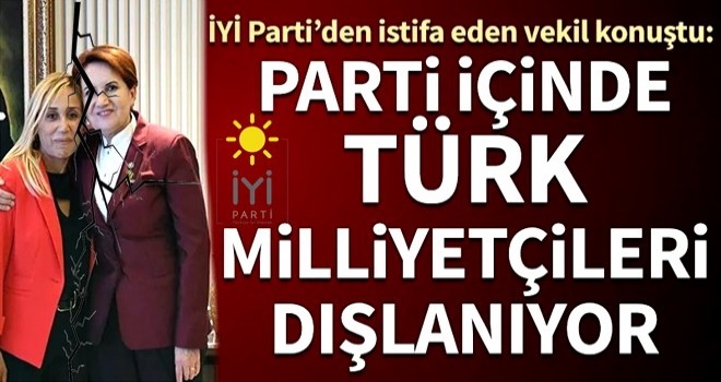 'İYİ Parti içinde Türk milliyetçileri dışlanıyor'