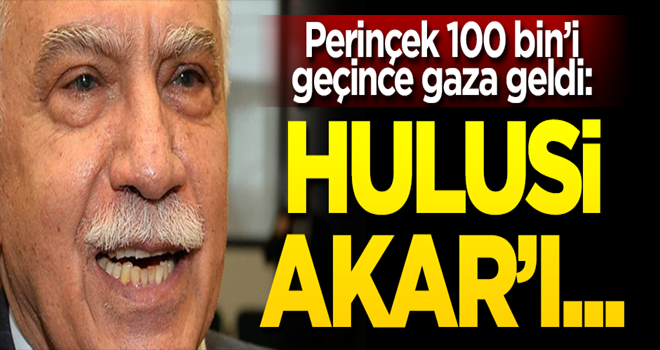 Perinçek 100 bin'i geçince gaza geldi: Hulusi Akar'ı...