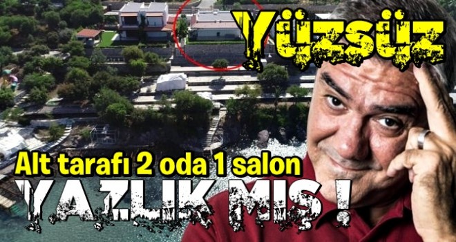 Yılmaz Özdil'den 'kaçak villa'ya akılalmaz savunma! Resmen alay etti