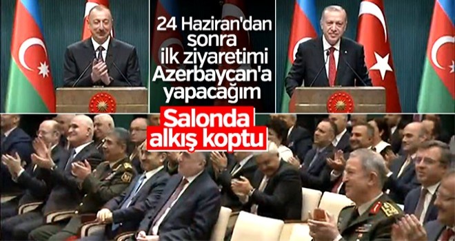 Erdoğan'ın seçimlerden sonra ilk ziyareti Azerbaycan olacak