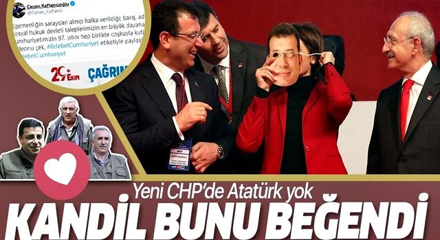 CHP İstanbul İl Başkanı Canan Kaftancıoğlu 29 Ekim'de 'Atatürk' diyemedi!