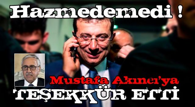 ekrem'den Mustafa Akıncı mesajı!