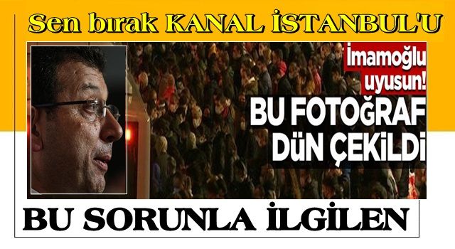 Ekrem uyusun!.. Bu fotoğraf dün çekildi