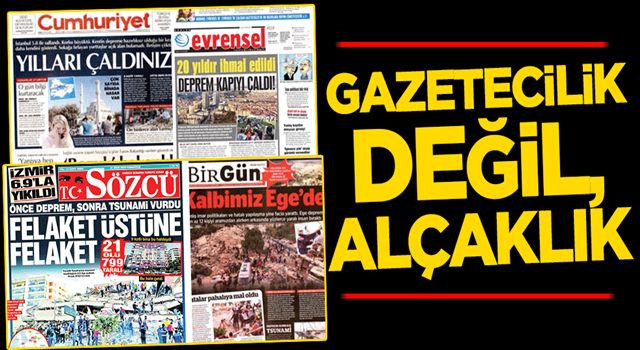 Gazetecilik değil, alçaklık! AK Partili il olunca ‘yönetemediniz’ CHP’li il olunca ‘doğal afet’