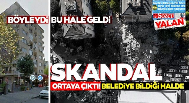 İzmir'de Rızabey ve Doğanlar Apartmanı'nda rapor skandalı! Belediye bildiği halde Bakanlığa bildirmemiş